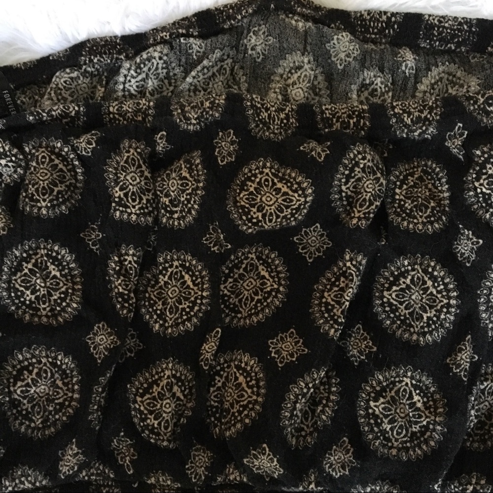 Forever 21 Aztec Print Strapless Romper - Picture 4 of 4